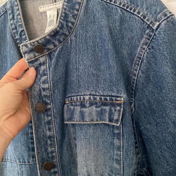 classic denim jacket unisex Structured heavy weight - Picture 3 of 5